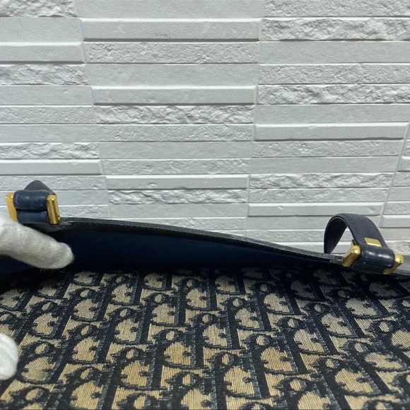 Diorissimo Navy Shoulder Vintage Bag. - Picture 8 of 16